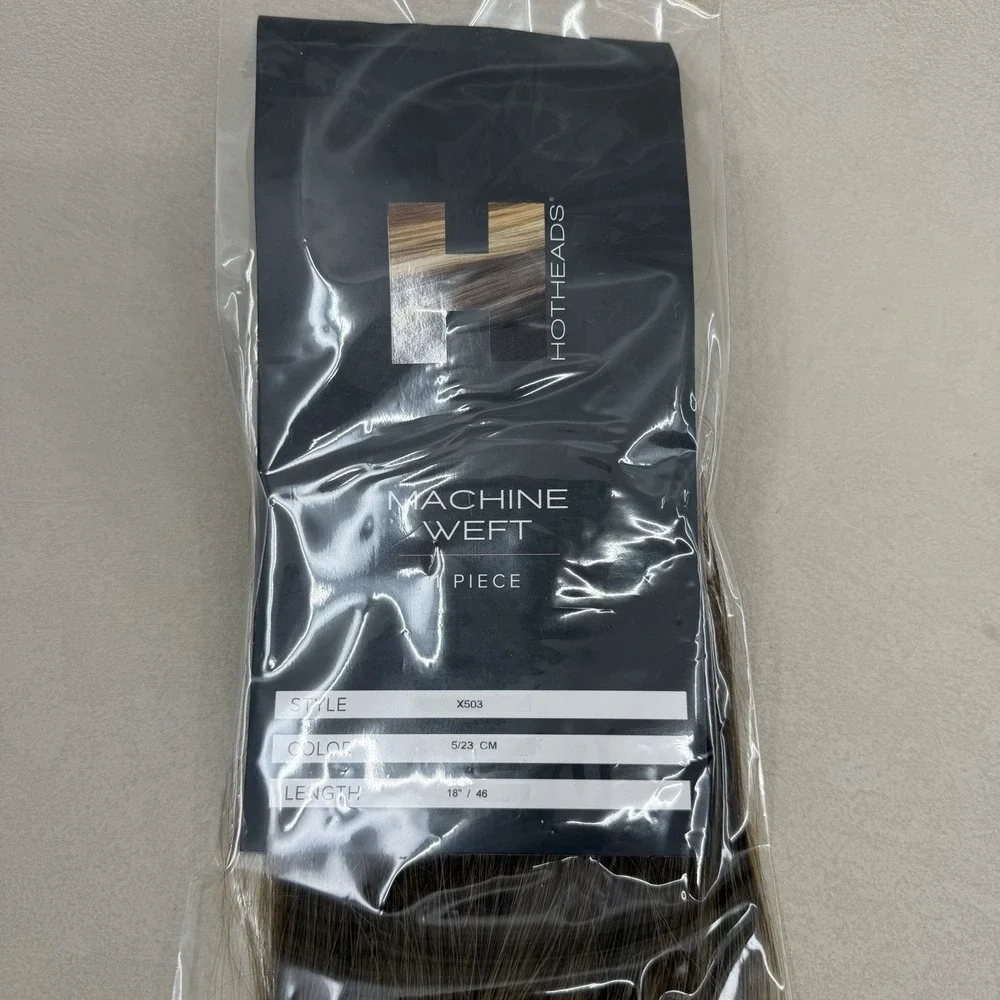 Hotheads Premium Machine Weft #5/23 Colormelt Brown To Blonde 18